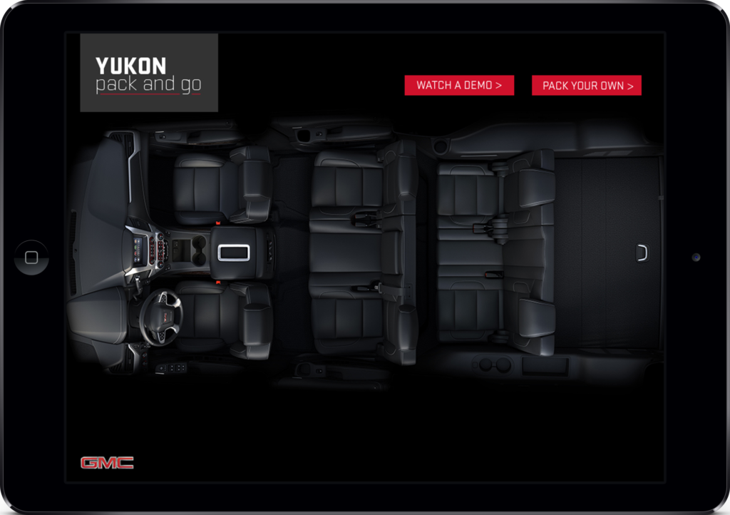 GMC Yukon Pack & Go IPad Screen 1