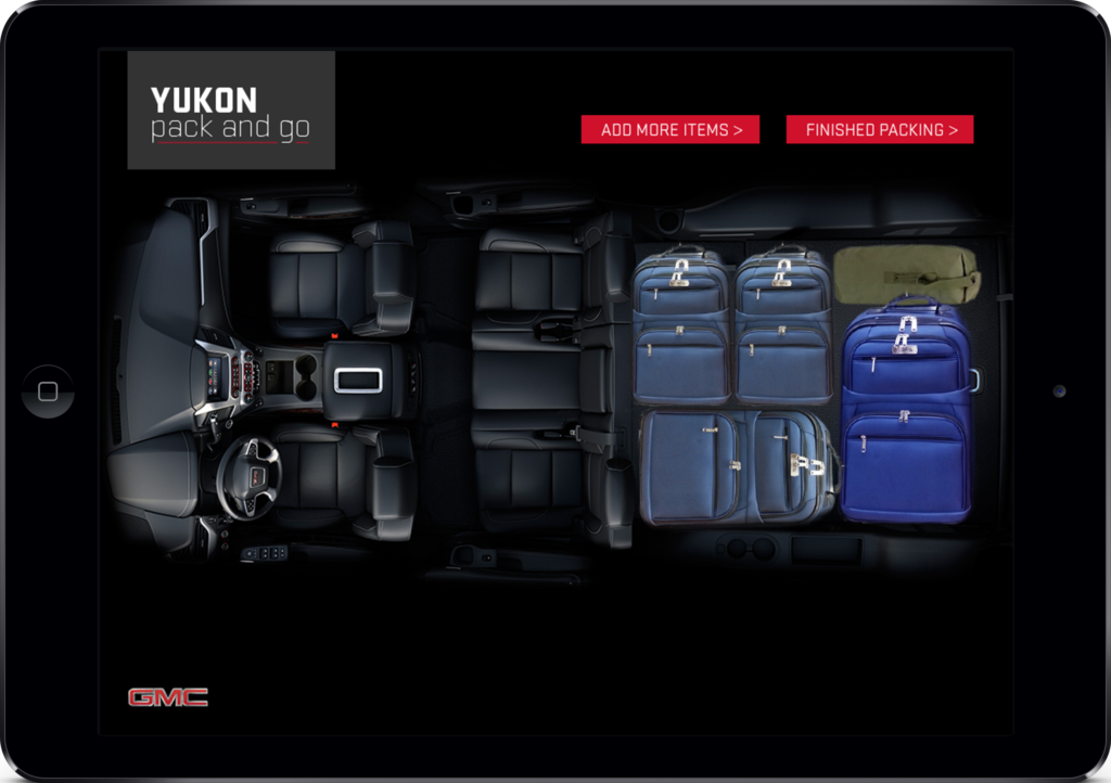 GMC Yukon Pack & Go IPad Screen 10