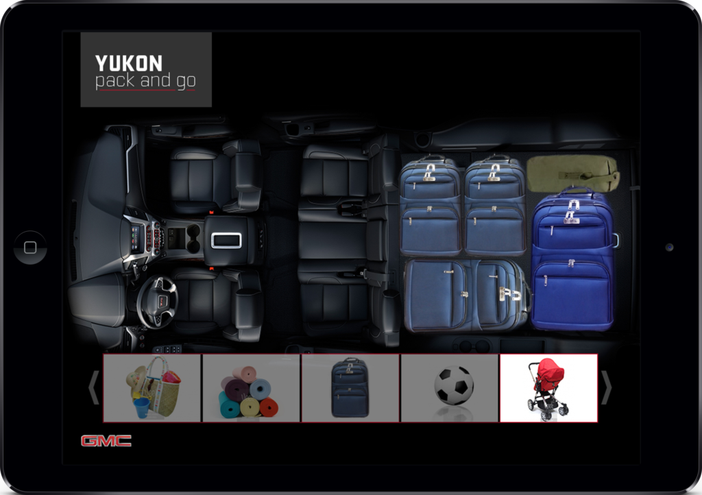 GMC Yukon Pack & Go IPad Screen 11