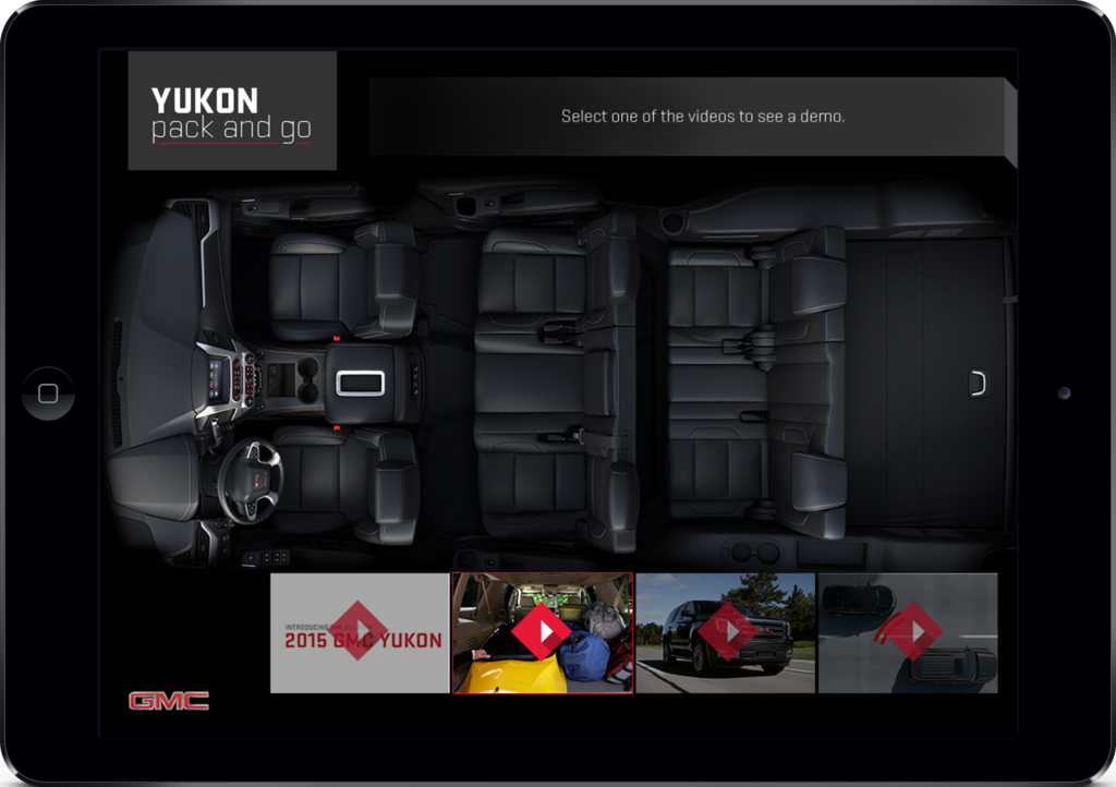 GMC Yukon Pack & Go IPad Screen 2