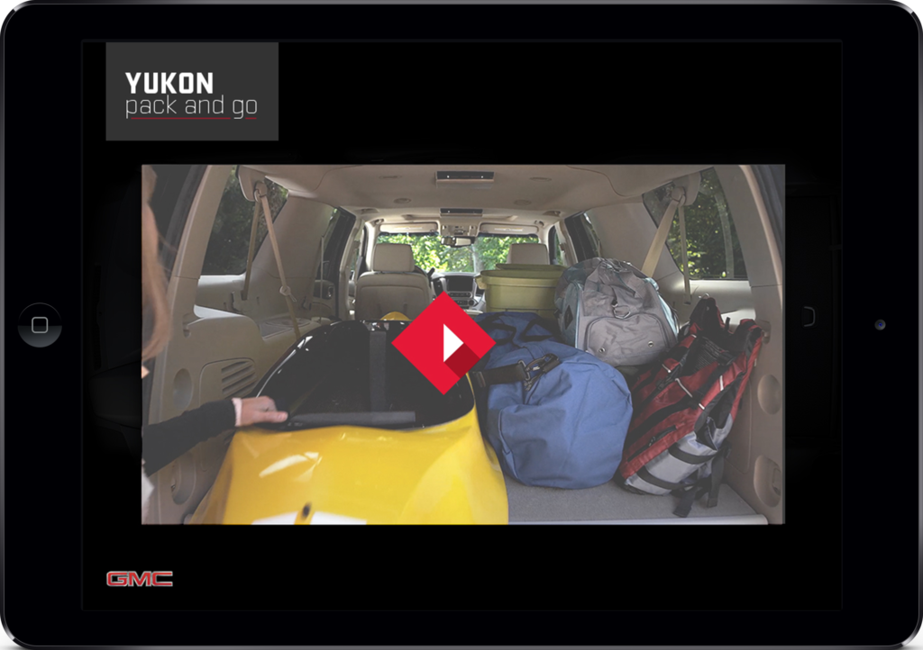 GMC Yukon Pack & Go IPad Screen 3