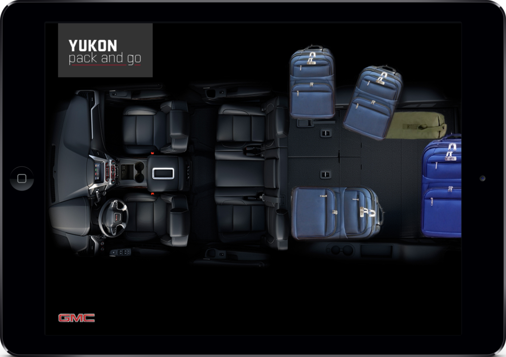 GMC Yukon Pack & Go IPad Screen 8