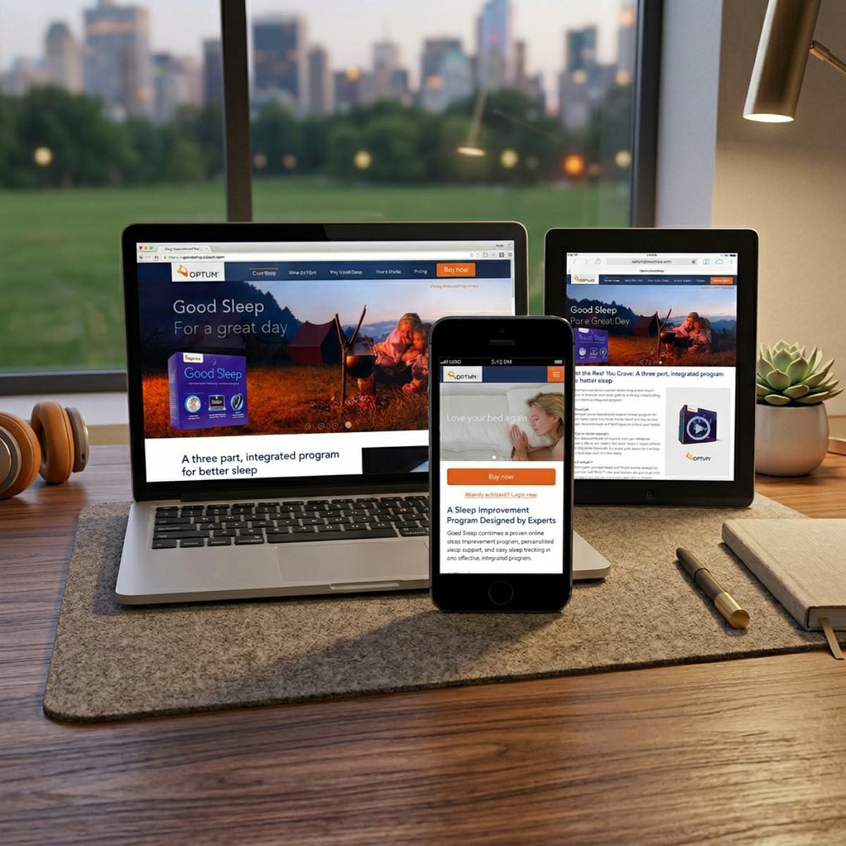 Good Sleep Responsive Website Design