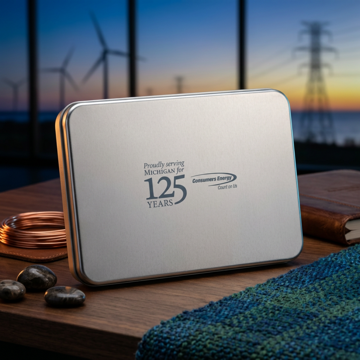 Consumers Energy 125th Anniversary Invitation