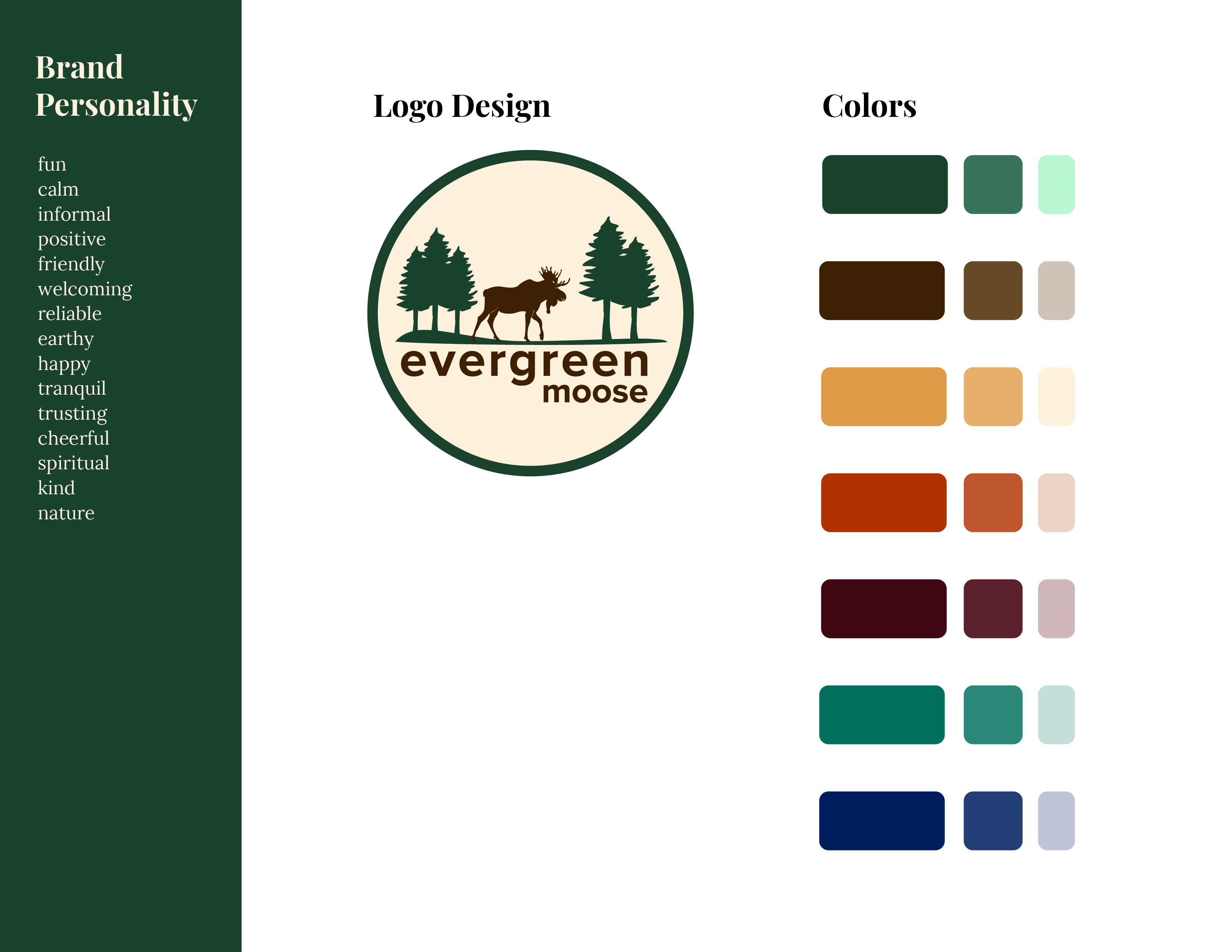 Evergreen Moose Brand